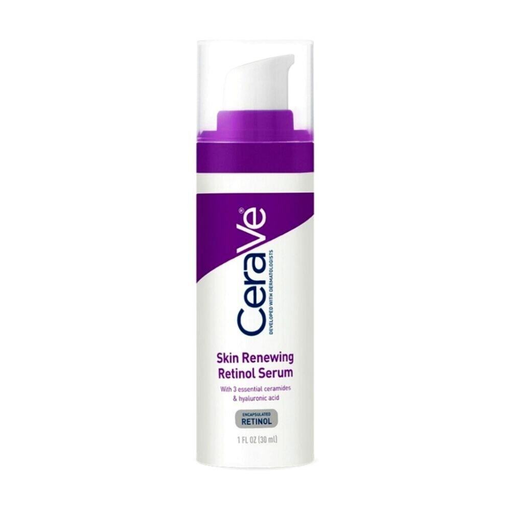 Cerave Skin Renewing Retinol Serum - White and Purple 1 Fl Oz 30 ml